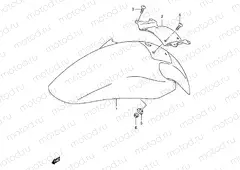38A - FRONT FENDER (GSF600ST/SUT/SV/SUV/SW/SUW/SX/SUX)