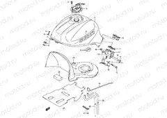 38A - FUEL TANK (SV1000K3/U1K3/U2K3)
