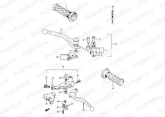 38A - HANDLE LEVER (MODEL L/M/N/P/R/S/T)