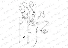 38A - HANDLEBAR (MODEL L/M/N/P)