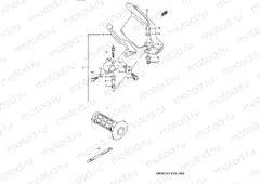 38A - LEFT HANDLE LEVER (MODEL R/S/T)