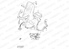38A - METER VISOR (MODEL Y/K1)
