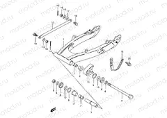 38A - REAR SWINGING ARM (MODEL K1 E71)