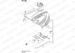 38D - FUEL TANK (GSX-R600ZK3)
