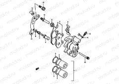 39 - FRONT CALIPER (MODEL H/J)