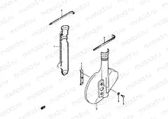 39 - FRONT FORK COVER (DR500RG)