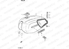39 - FUEL TANK (GS1100GK2/GKD)