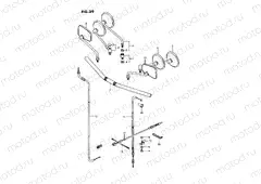 39 - HANDLEBAR - CONTROL CABLE (LS650FG/FJ/FK)