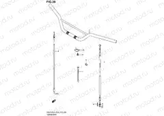 39 - HANDLEBAR (DR-Z125LL4 E28)