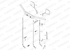 39 - HANDLEBAR (MODEL L/M,MODEL N/P/R E24)