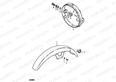 39 - HEADLAMP HOUSING - FRONT FENDER