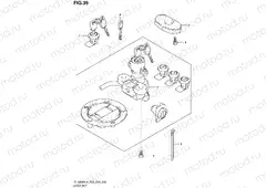 39 - LOCK SET (FOR PANNIR CASE) (DL1000AL4 E03)