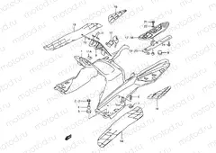 39 - REAR LEG SHIELD (MODEL W/X)