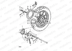 39 - REAR WHEEL (RM100X)