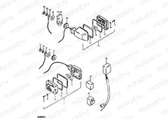 39 - TURN SIGNAL LAMP (MODEL X : E22, E25)