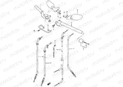 39A - HANDLE BAR (SV650SX/SY/SK1/SK2)
