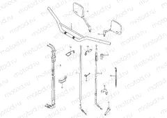 39A - HANDLEBAR (MODEL N/P/R E21)