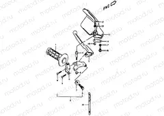 39A - LEFT HANDLE LEVER (E24)