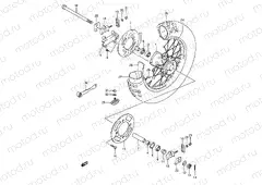 39A - REAR WHEEL (MODEL L/M/N/P/R/S)