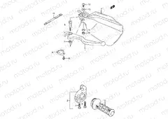 39A - RIGHT HANDLE LEVER (MODEL N/P/R/S/T)