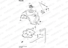 39C - FUEL TANK (GSX-R1000K8 E02,E19,E51)