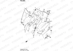 39C - FUEL TANK SIDE COVER (MODEL L0)