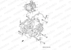 3A - CRANKCASE (MODEL R/S/T)