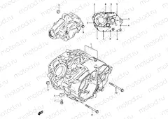 4 - CRANKCASE (GS125Z)