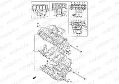 4 - CRANKCASE (MODEL T/V)