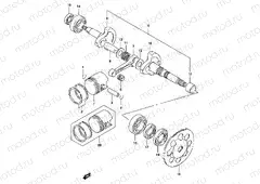4 - CRANKSHAFT (MODEL AY50WR K1/K2/AY50W K3/K4 )