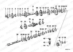4-gear transmission