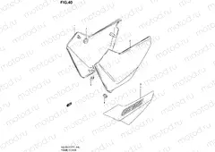 40 - FRAME COVER (MODEL X)