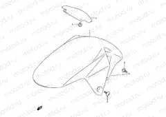 40 - FRONT FENDER (MODEL K3)