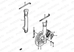 40 - FRONT FORK COVER (MODEL H/J/K)