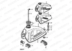 40 - FUEL TANK (MODEL F/G/H E04,E15,E18,E21,E22,E25,E39)