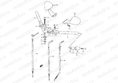 40 - HANDLEBAR (MODEL K/L/M/N/P)