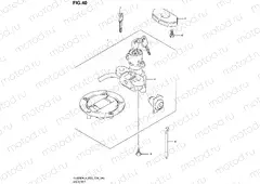 40 - LOCK SET (DL1000AL4 E03)