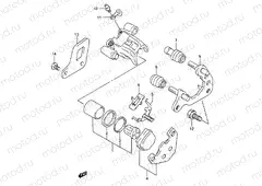 40 - REAR CALIPERS (MODEL L/M/N/P/R/S)