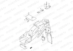 40 - REAR FENDER (MODEL W/X/Y/K1/K2)