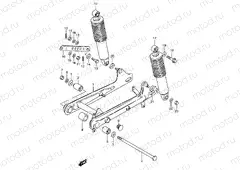 40 - REAR SWINGING ARM (MODEL M)