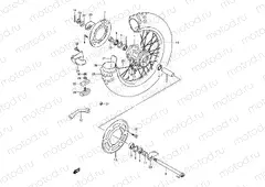 40 - REAR WHEEL (MODEL K/L/M)