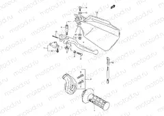 40 - RIGHT HANDLE LEVER (MODEL R/S/T)
