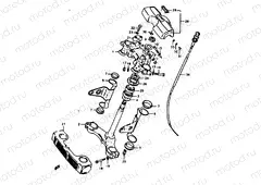 40 - STEERING STEM (GS1000N, HN, EN)