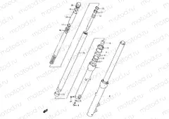 40A - FRONT DAMPER (MODEL X/Y/K1 P37)