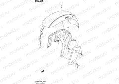 40A - FRONT FENDER (MODEL W)