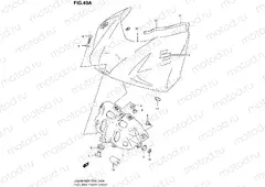 40A - FUEL TANK FRONT COVER (GSX-R1000U2K7 E19)