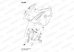 40A - FUEL TANK FRONT COVER (MODEL K8)