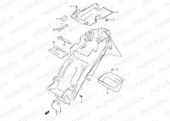 40A - REAR FENDER (GSF1200SAV)