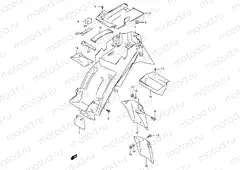 40A - REAR FENDER (GSF1200SAV/SAW/SAX/SAY)