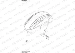 40B - FRONT FENDER (GSX-R600ZK3)